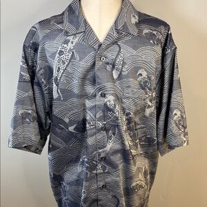 Daniel Cremieux Koi Print Button-Down Shirt